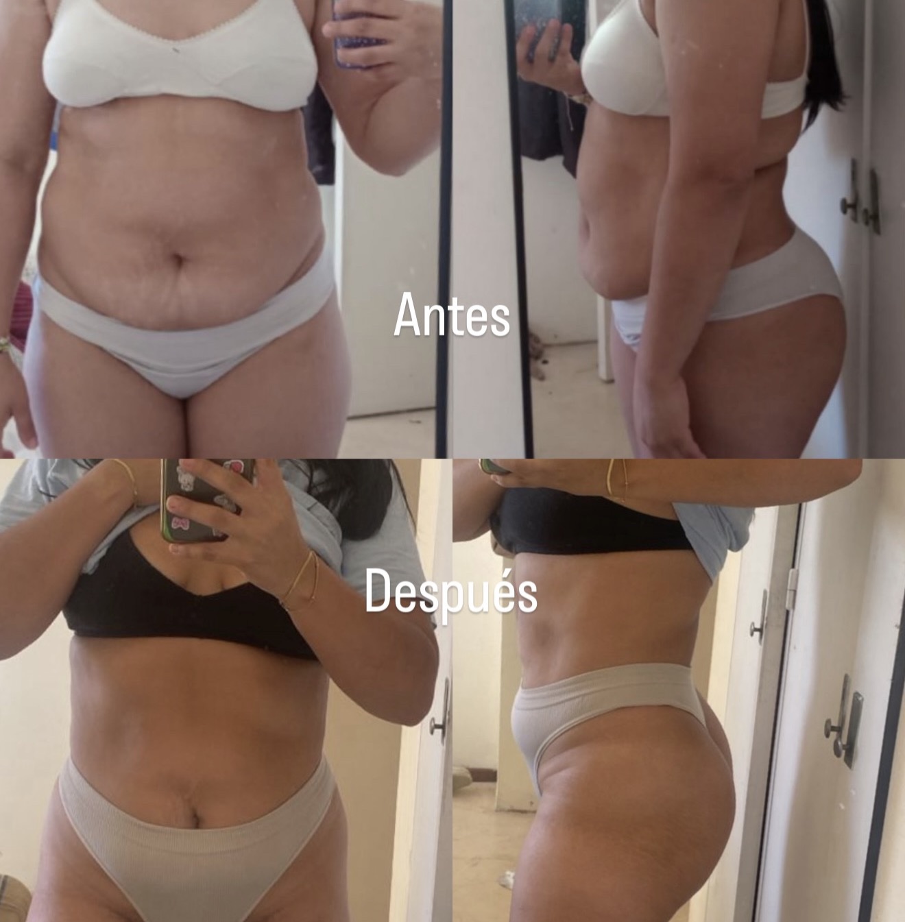 Client transformation before and after