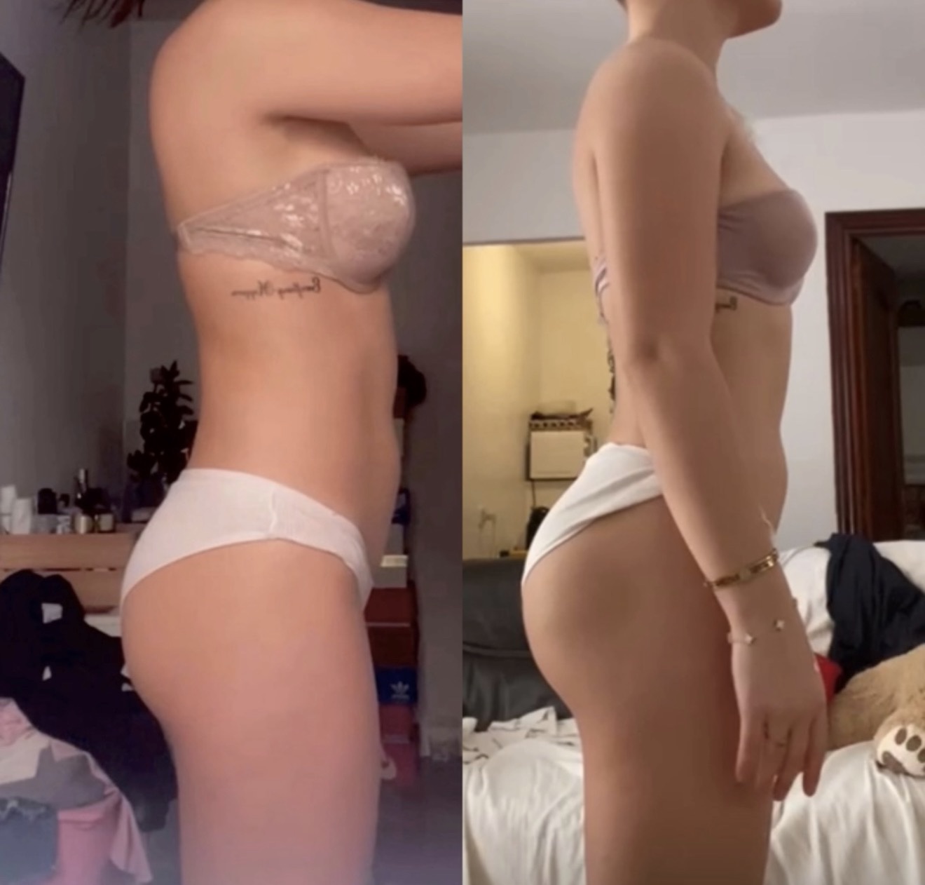 Client transformation before and after